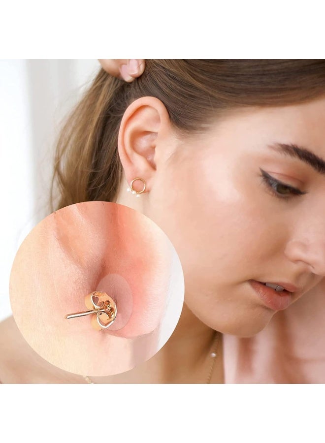 zoba Clear earlobe support patches for heavy piercings - 60-pack - Ear piercing protector against stretching and tearing - Image 5